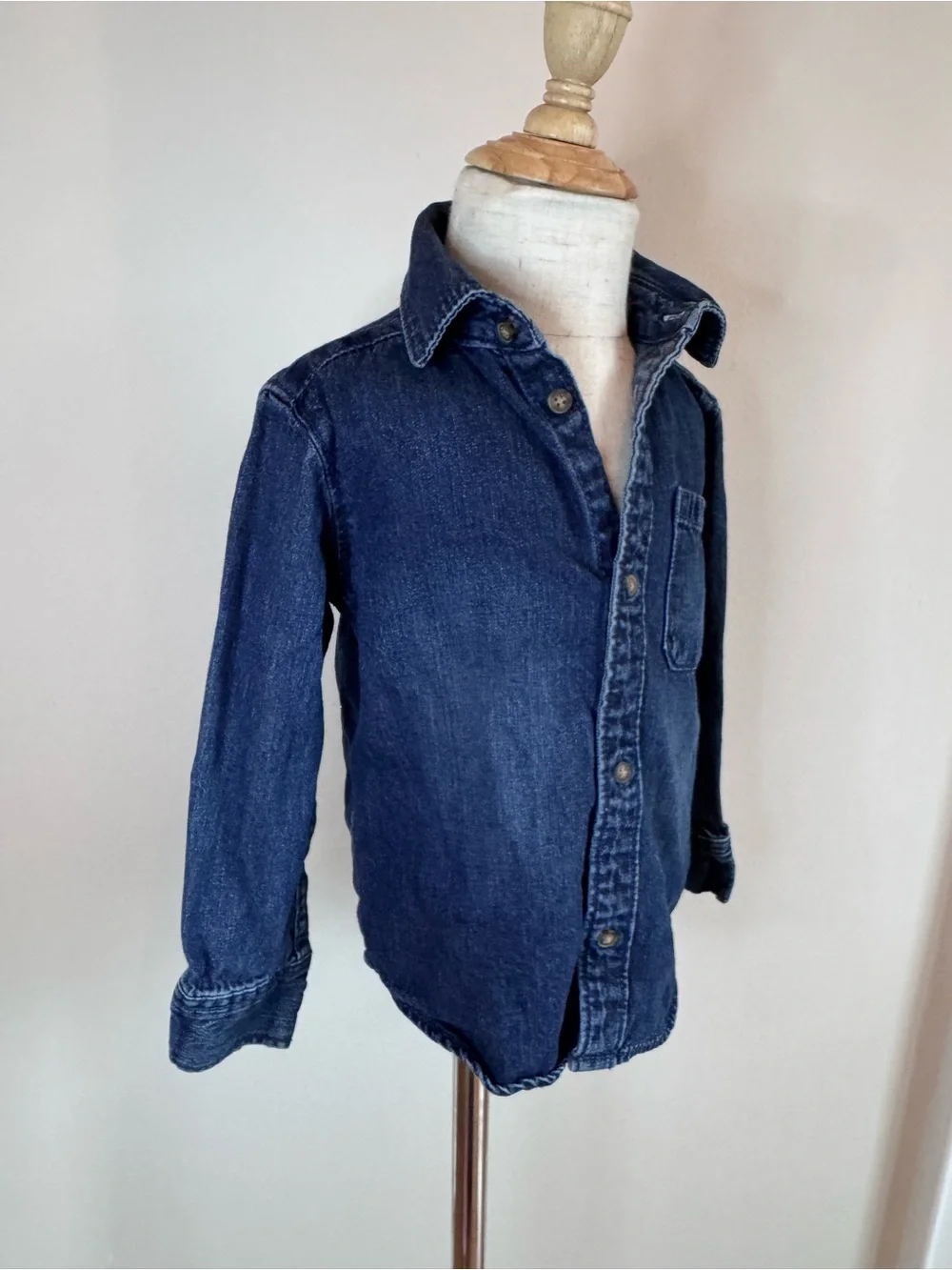 Carter's Dark Denim Button-Up Shirt
